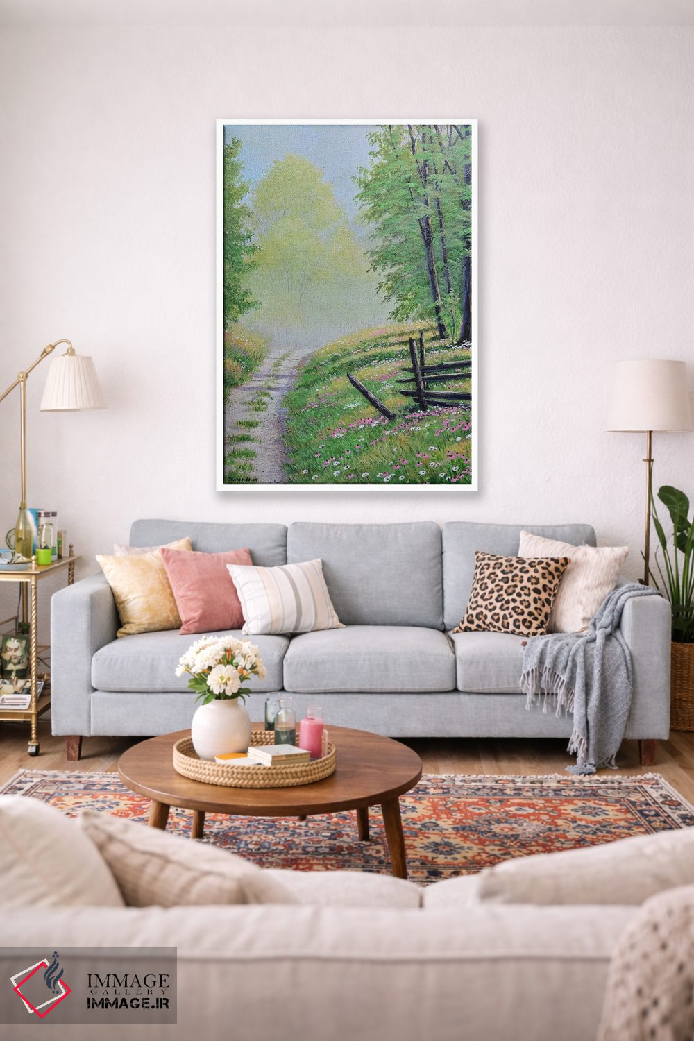 تابلو دکوراتیو در یک صبح تابستانی اثر جیک وندن برینگک - D1W