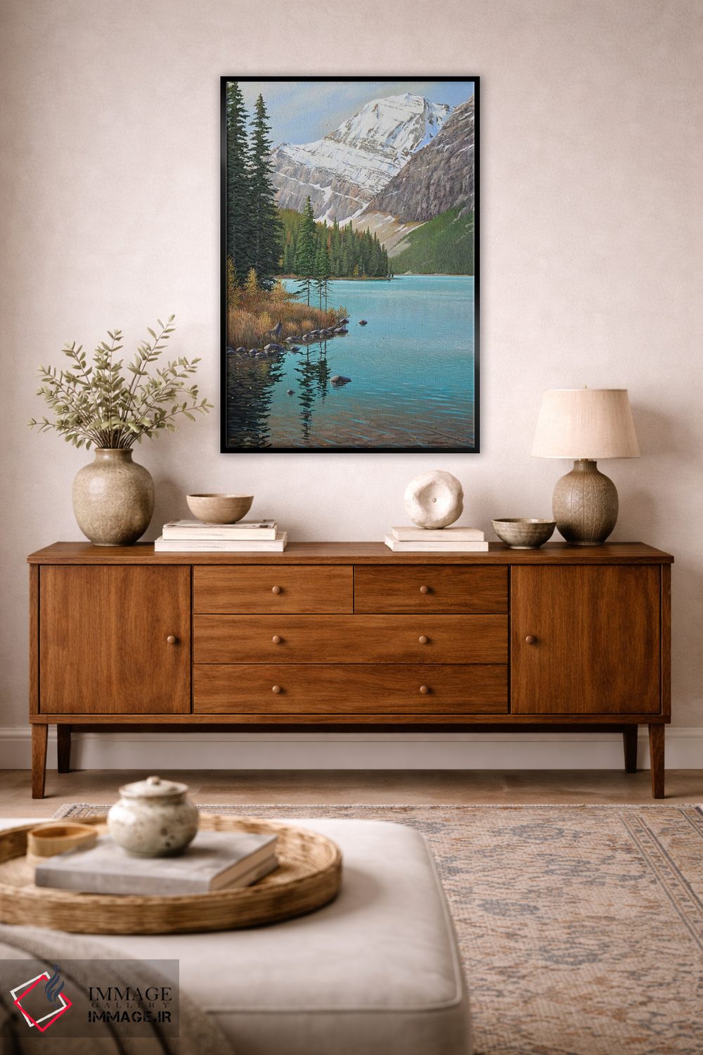 تابلو دکوراتیو یک صبح زیبای پاییزی اثر جیک وندن برینگک - D4B