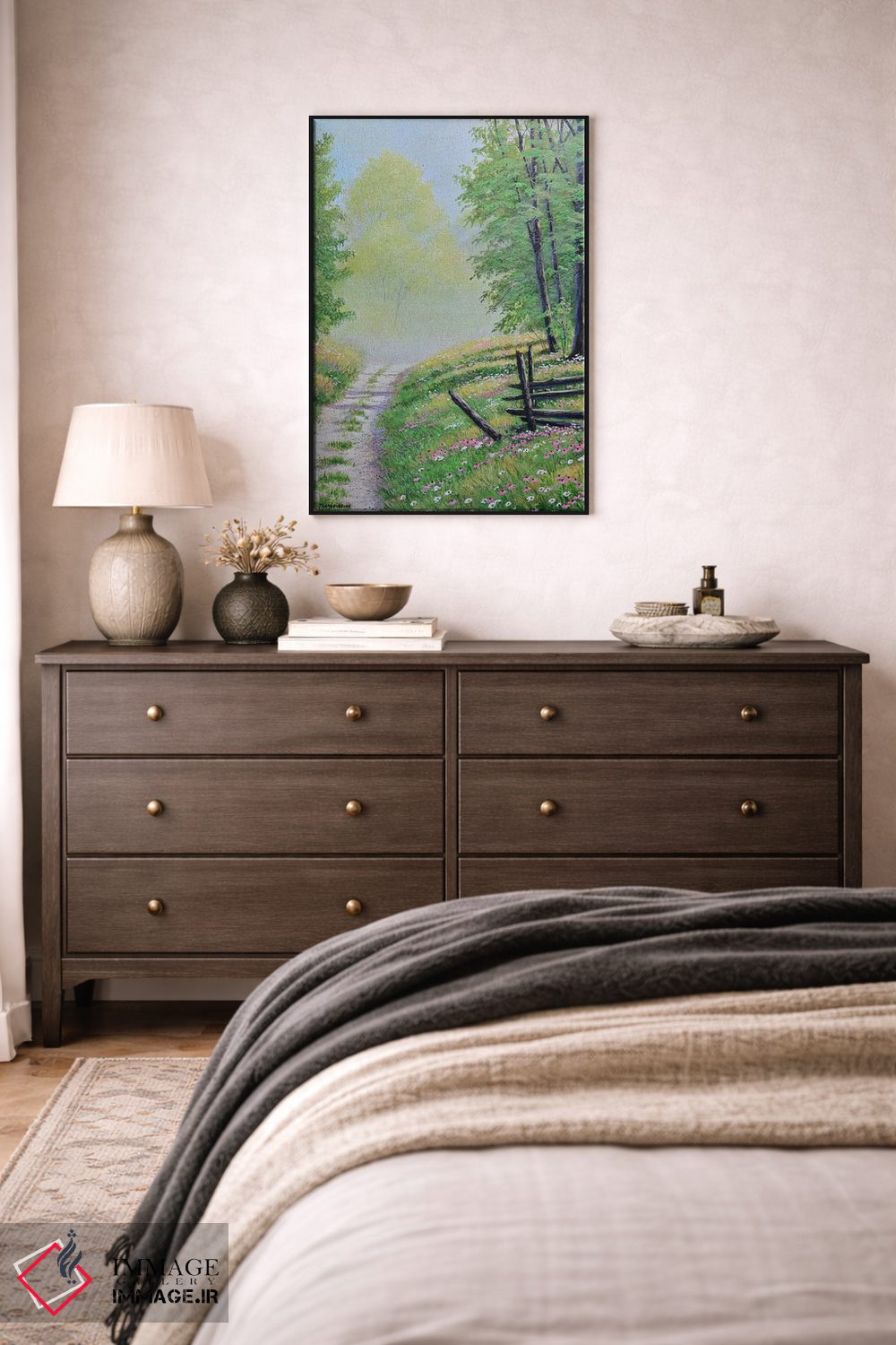 تابلو دکوراتیو در یک صبح تابستانی اثر جیک وندن برینگک - D4B