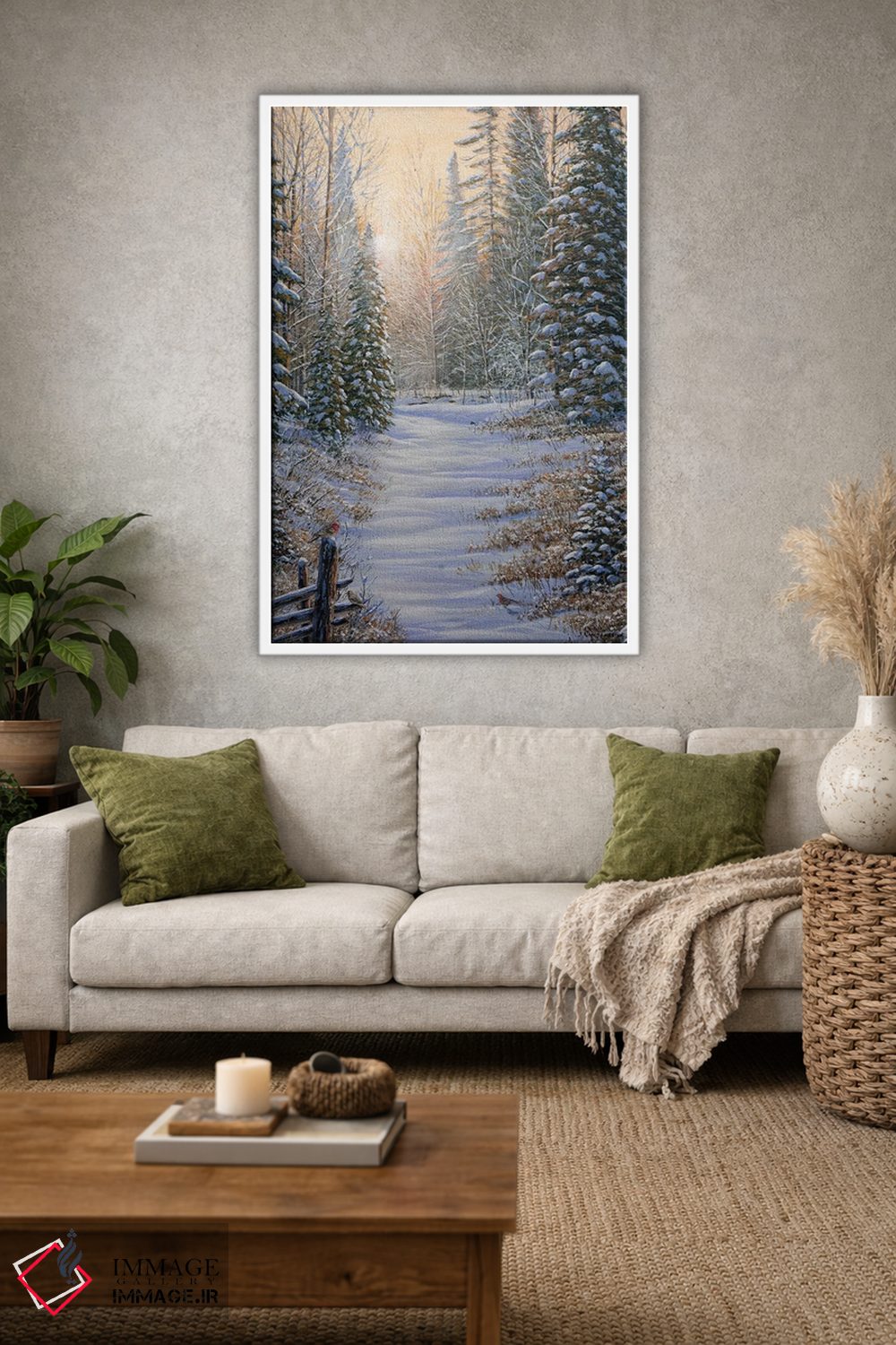 تابلو دکوراتیو جادوی زمستانی اثر جیک وندن برینگک - D1W