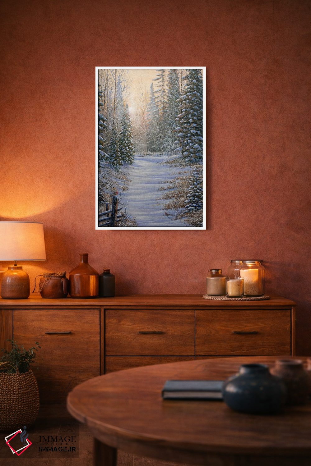 تابلو دکوراتیو جادوی زمستانی اثر جیک وندن برینگک - D4W