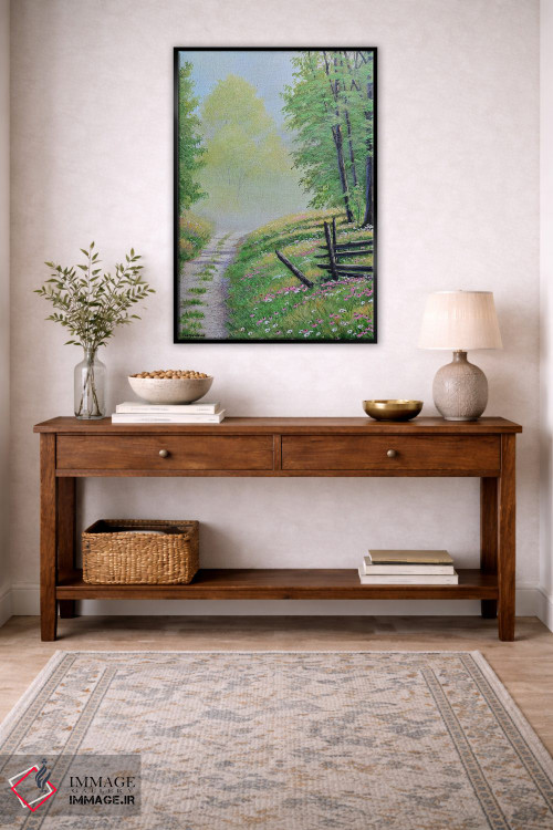 تابلو دکوراتیو در یک صبح تابستانی اثر جیک وندن برینگک - D5B