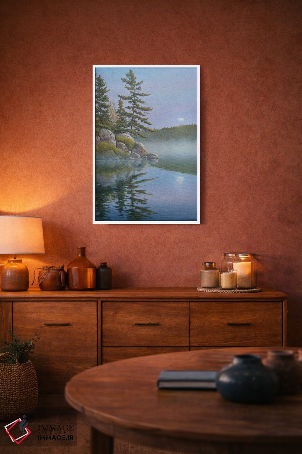 تابلو دکوراتیو بازتاب آرام اثر جیک وندن برینگک - D3W