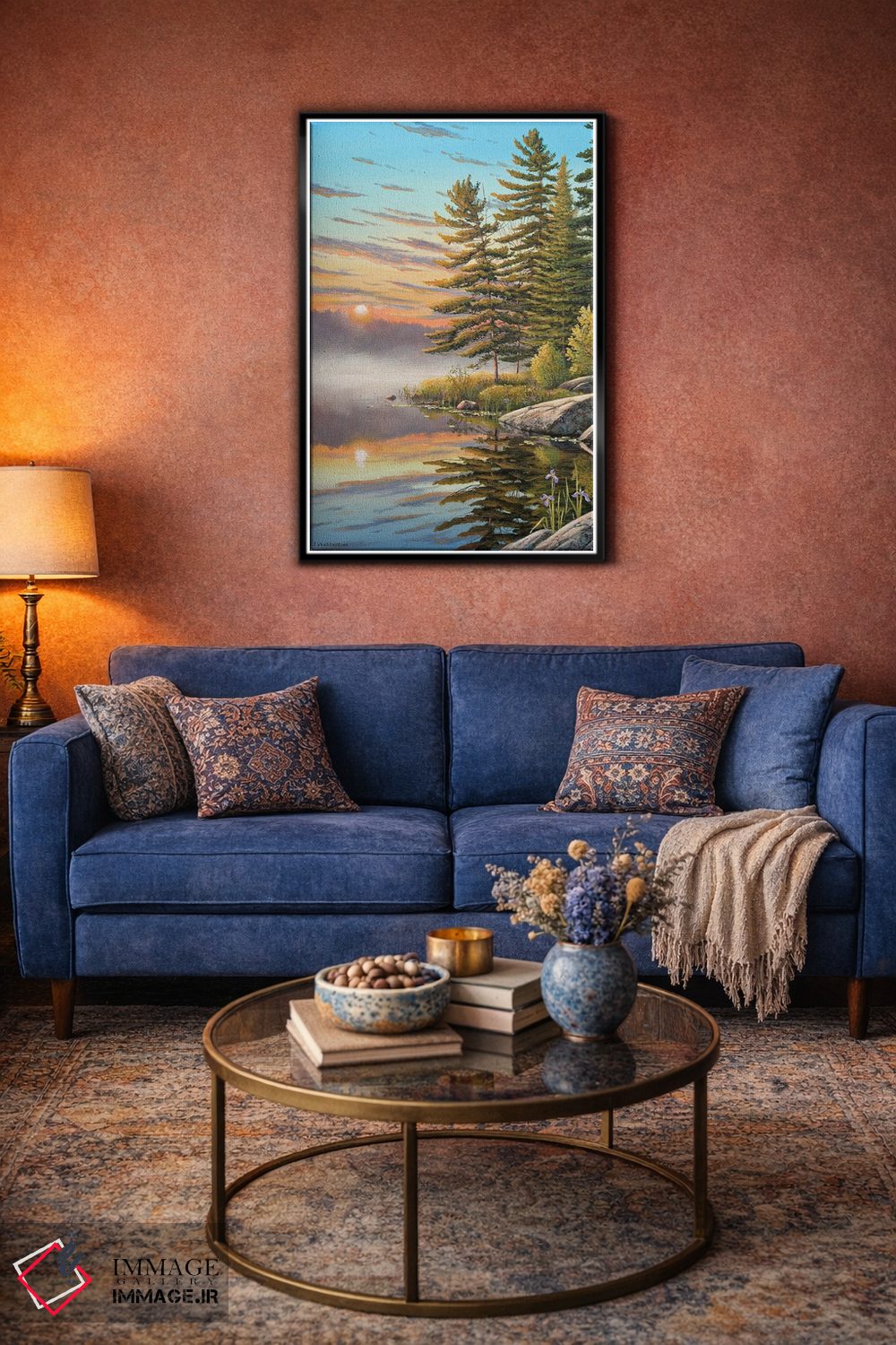 تابلو دکوراتیو خورشید صبحگاهی اثر جیک وندن برینگک - D4B