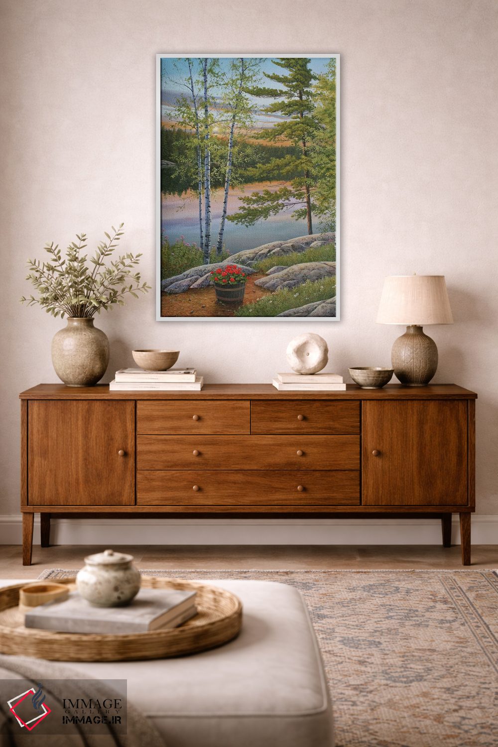 تابلو دکوراتیو اقامتگاه تابستانی اثر جیک وندن برینگک - D2W