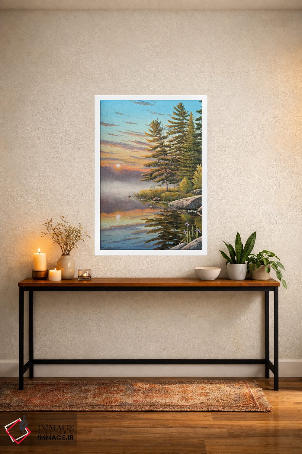 تابلو دکوراتیو خورشید صبحگاهی اثر جیک وندن برینگک - D2W