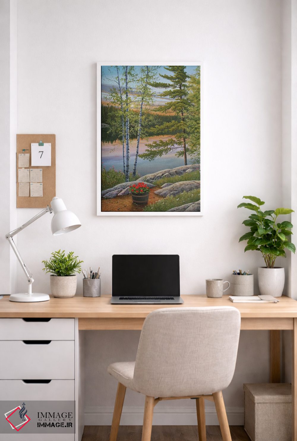 تابلو دکوراتیو اقامتگاه تابستانی اثر جیک وندن برینگک - D4W