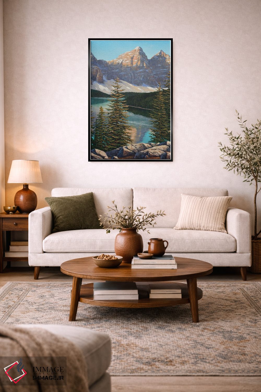 تابلو دکوراتیو طلوع کوهستانی اثر جیک وندن برینگک - D4B