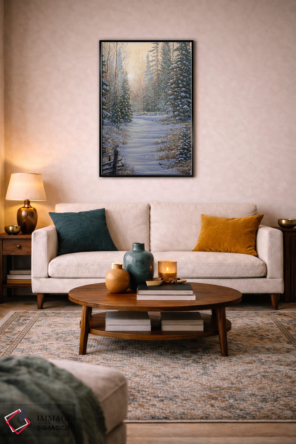 تابلو دکوراتیو جادوی زمستانی اثر جیک وندن برینگک - D6B
