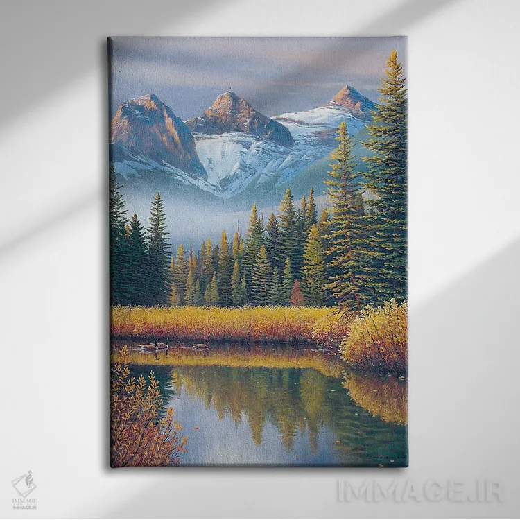 تابلو دکوراتیو بگذار نور باشد اثر جیک وندن برینگک - نمای روبهرو روی دیوار