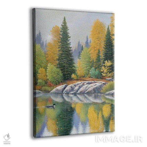 تابلو دکوراتیو در هوای پاییزی اثر جیک وندن برینگک - نمای پرسپکتیو محصول