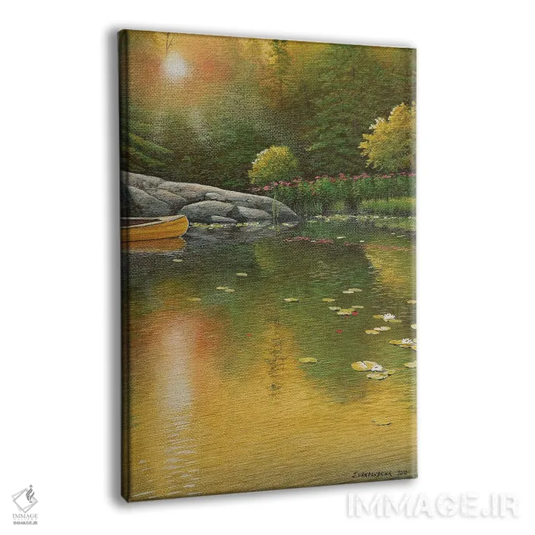 تابلو دکوراتیو طلوع تابستانی اثر جیک وندن برینگک - نمای پرسپکتیو محصول