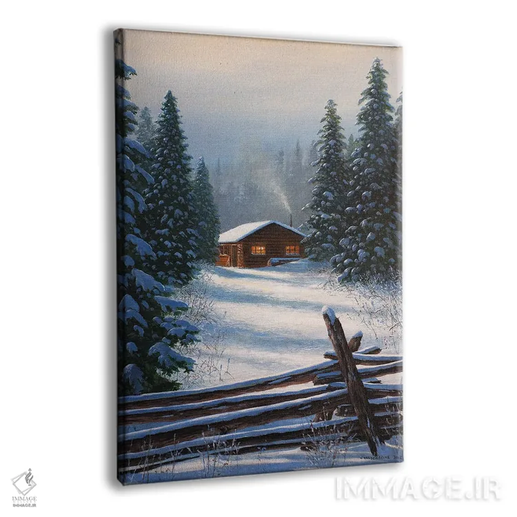 تابلو دکوراتیو پناهگاه آرام اثر جیک وندن برینگک - نمای پرسپکتیو محصول