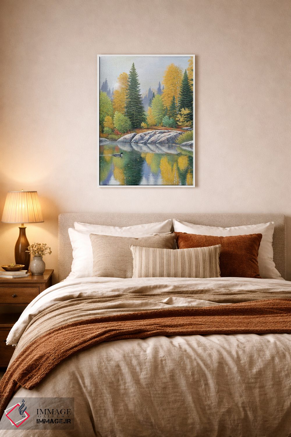 تابلو دکوراتیو در هوای پاییزی اثر جیک وندن برینگک - D6W