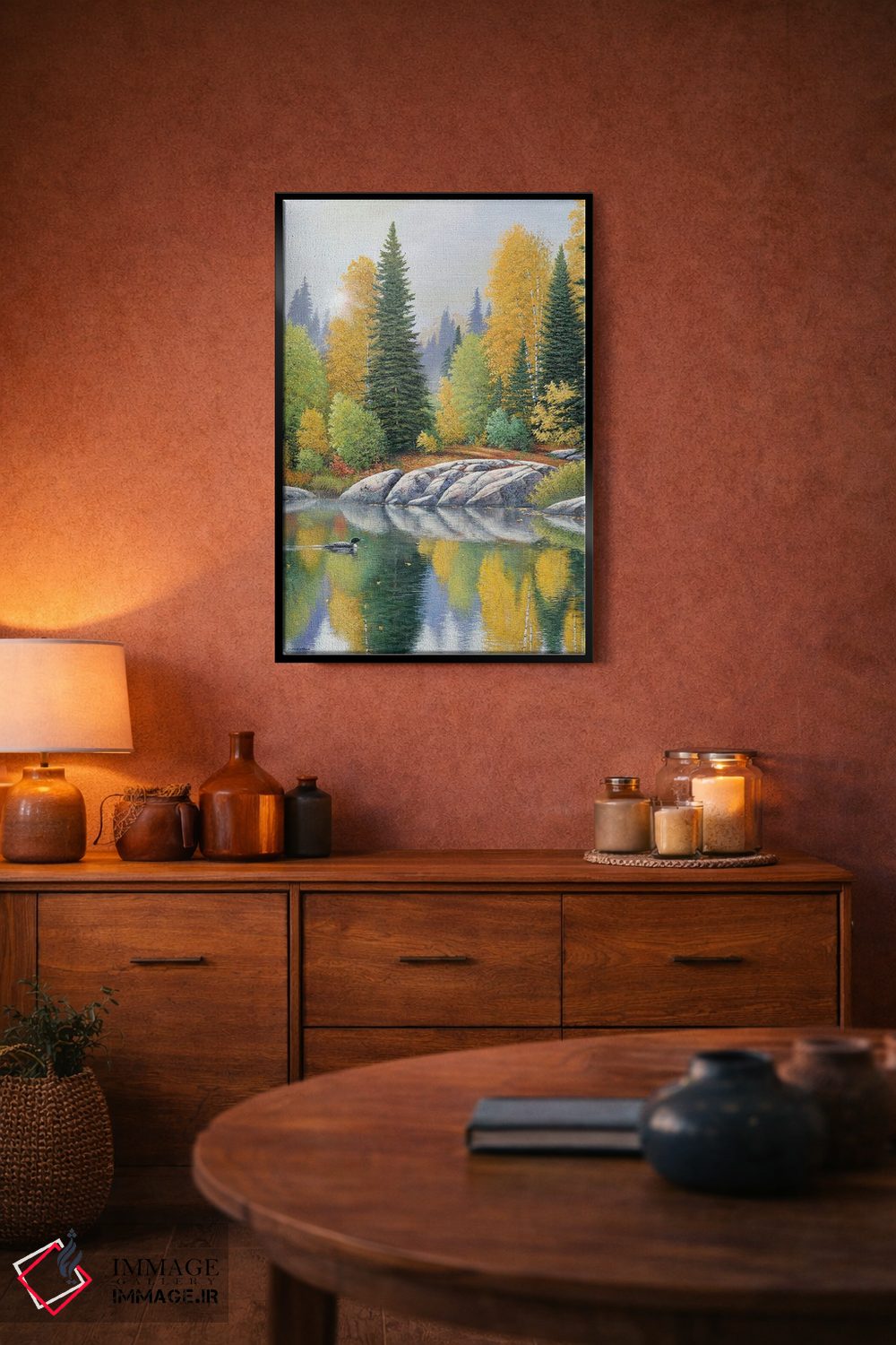 تابلو دکوراتیو در هوای پاییزی اثر جیک وندن برینگک - D5B