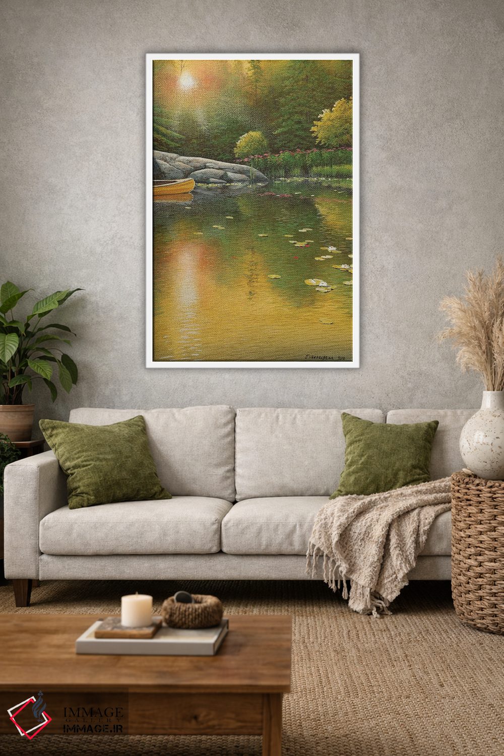 تابلو دکوراتیو طلوع تابستانی اثر جیک وندن برینگک - D1W