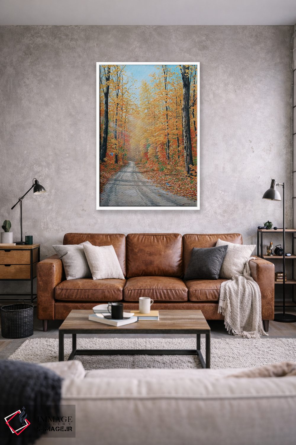 تابلو دکوراتیو جاده های فرعی اثر جیک وندن برینگک - D1W