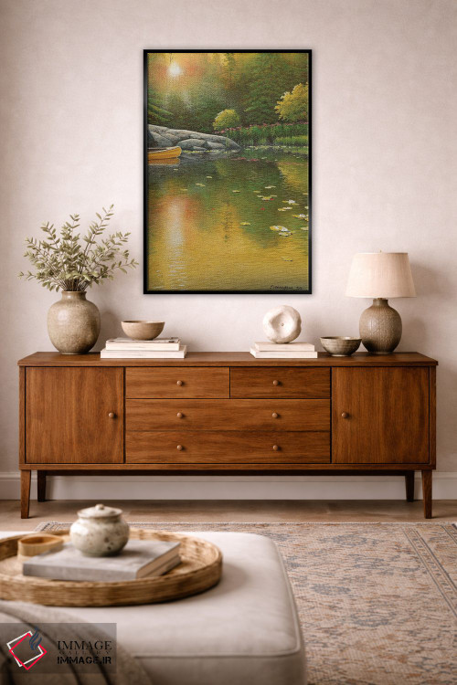 تابلو دکوراتیو طلوع تابستانی اثر جیک وندن برینگک - D4B