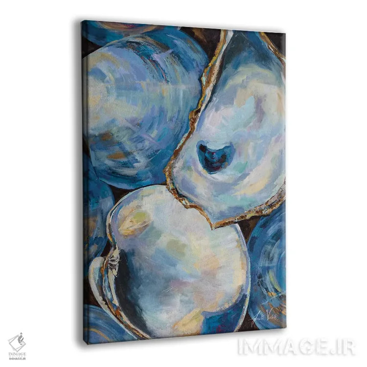 تابلو دکوراتیو صدف های ماتونانک روشن اثر ژانت ورتنتس - نمای پرسپکتیو محصول