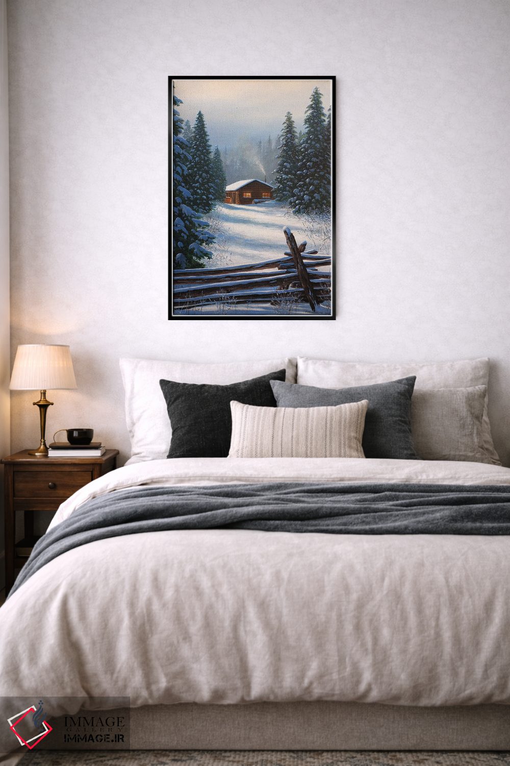 تابلو دکوراتیو پناهگاه آرام اثر جیک وندن برینگک - D6B