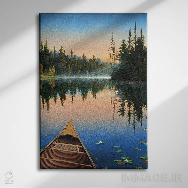 تابلو دکوراتیو نور هدایتگر اثر جیک وندن برینگک - نمای روبهرو روی دیوار