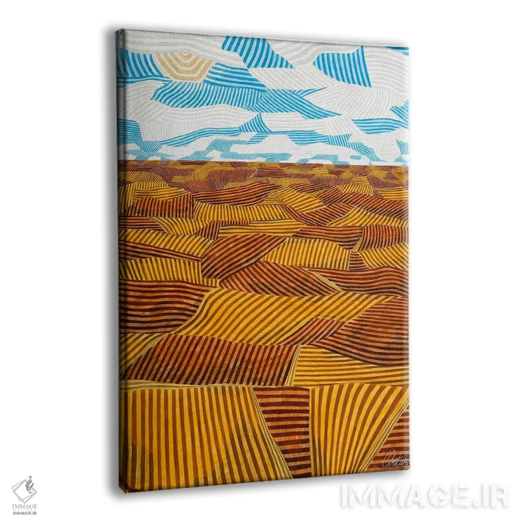 تابلو دکوراتیو با چشمان بسته اثر خاویر اورتاس - نمای پرسپکتیو محصول