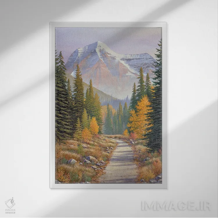 تابلو دکوراتیو مسیر کشف اثر جیک وندن برینگک - نمای قابدار سفید