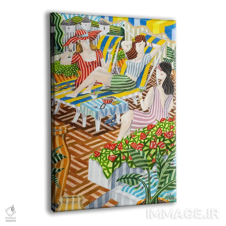 تابلو دکوراتیو روی تراس اثر خاویر اورتاس - نمای پرسپکتیو محصول