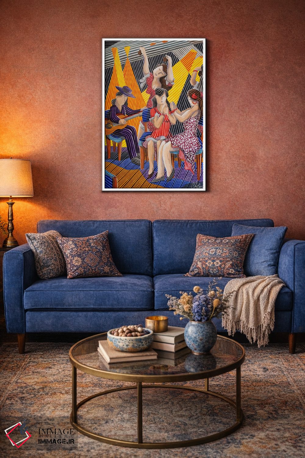 تابلو دکوراتیو منظره فلامنکو اثر خاویر اورتاس - D3W