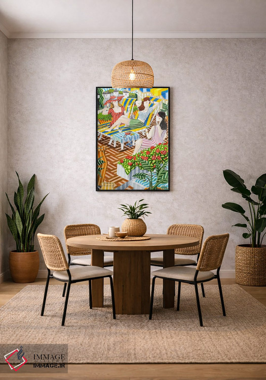 تابلو دکوراتیو روی تراس اثر خاویر اورتاس - D3B