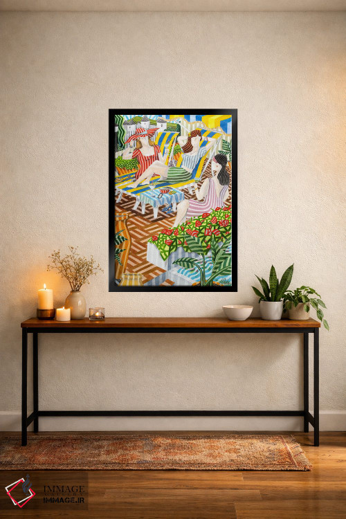 تابلو دکوراتیو روی تراس اثر خاویر اورتاس - D5B