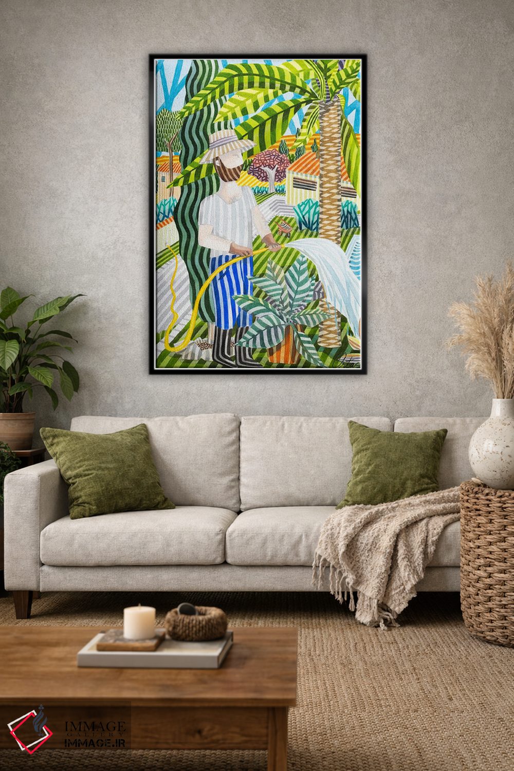 تابلو دکوراتیو باغبان اثر خاویر اورتاس - D1B