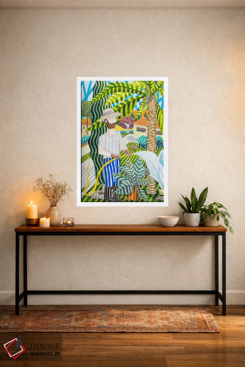 تابلو دکوراتیو باغبان اثر خاویر اورتاس - D4W