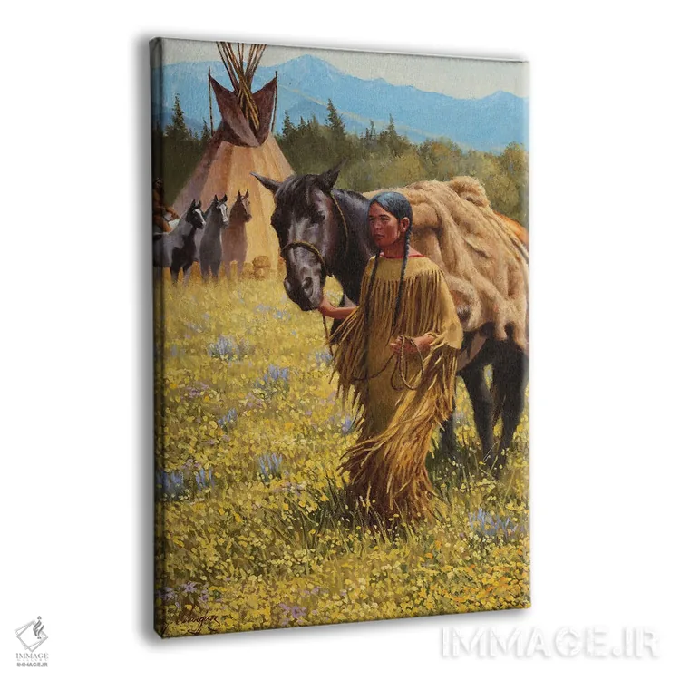 تابلو دکوراتیو تابستان آرام اثر جو ولاسکز - نمای پرسپکتیو محصول