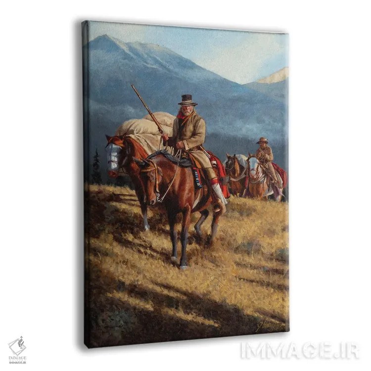 تابلو دکوراتیو به سوی اردوگاه زمستانی اثر جو ولاسکز - نمای پرسپکتیو محصول