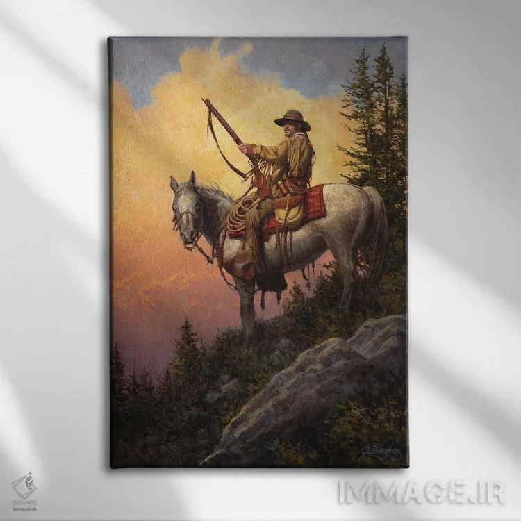 تابلو دکوراتیو آخرین بازمانده از نوع خود اثر جو ولاسکز - نمای روبهرو روی دیوار