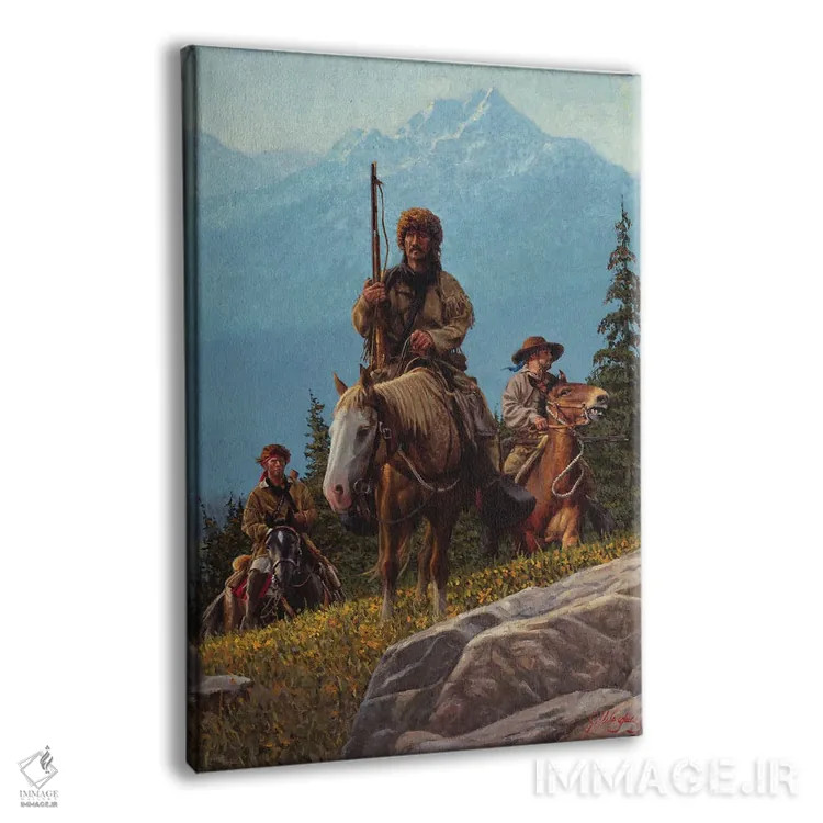 تابلو دکوراتیو بهشت ناهموار اثر جو ولاسکز - نمای پرسپکتیو محصول