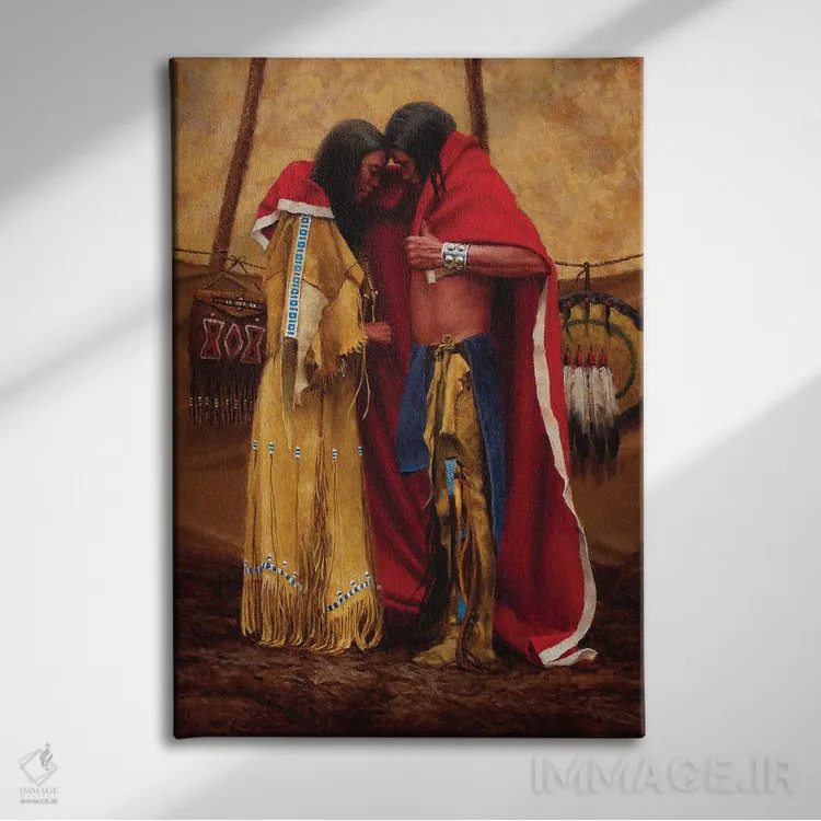 تابلو دکوراتیو دو تبدیل به یک می شوند اثر جو ولاسکز - نمای روبهرو روی دیوار