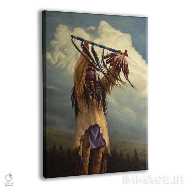 تابلو دکوراتیو نگهبان پایپ مقدس اثر جو ولاسکز - نمای پرسپکتیو محصول