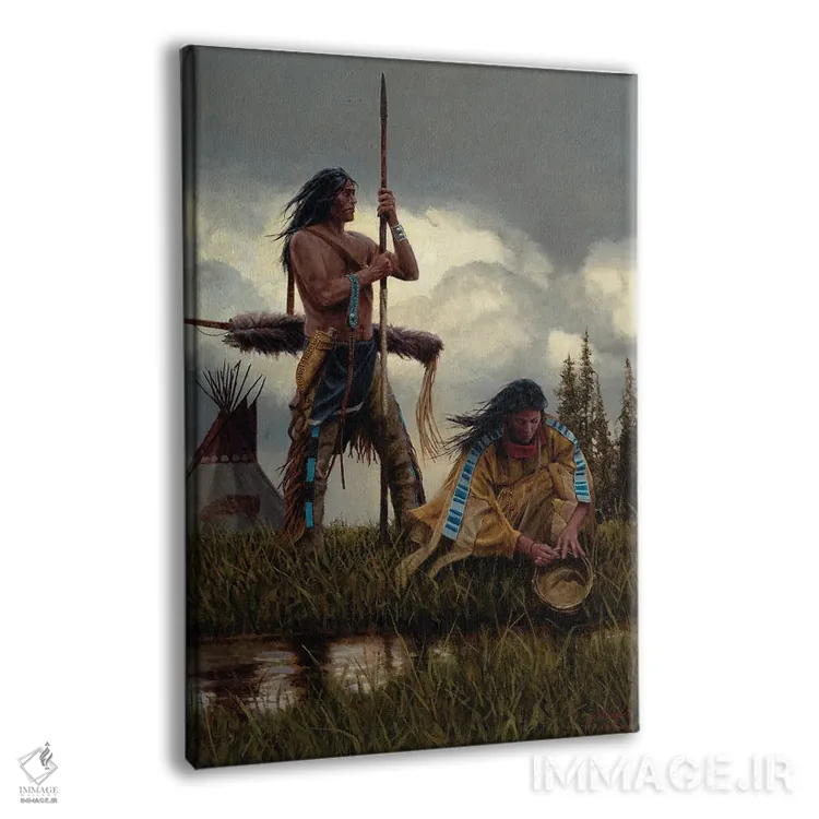 تابلو دکوراتیو با هم اثر جو ولاسکز - نمای پرسپکتیو محصول