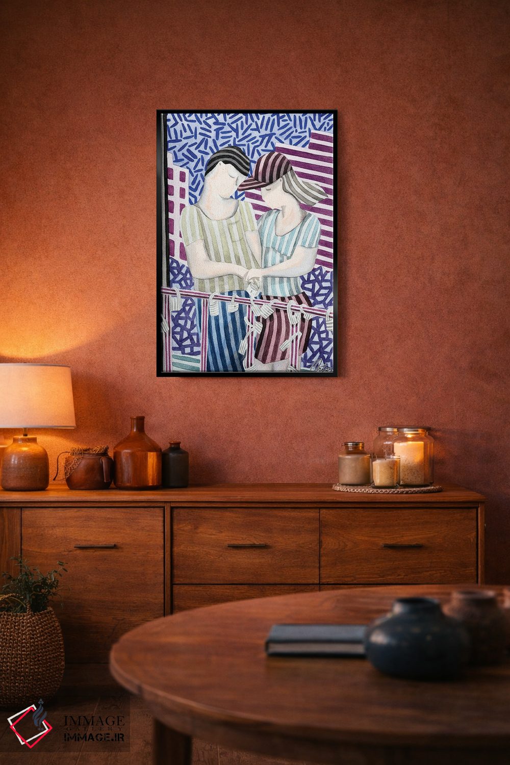 تابلو دکوراتیو قول ها اثر خاویر اورتاس - D4B