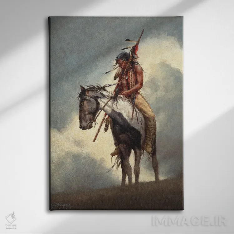 تابلو دکوراتیو بادهای تغییر اثر جو ولاسکز - نمای روبهرو روی دیوار