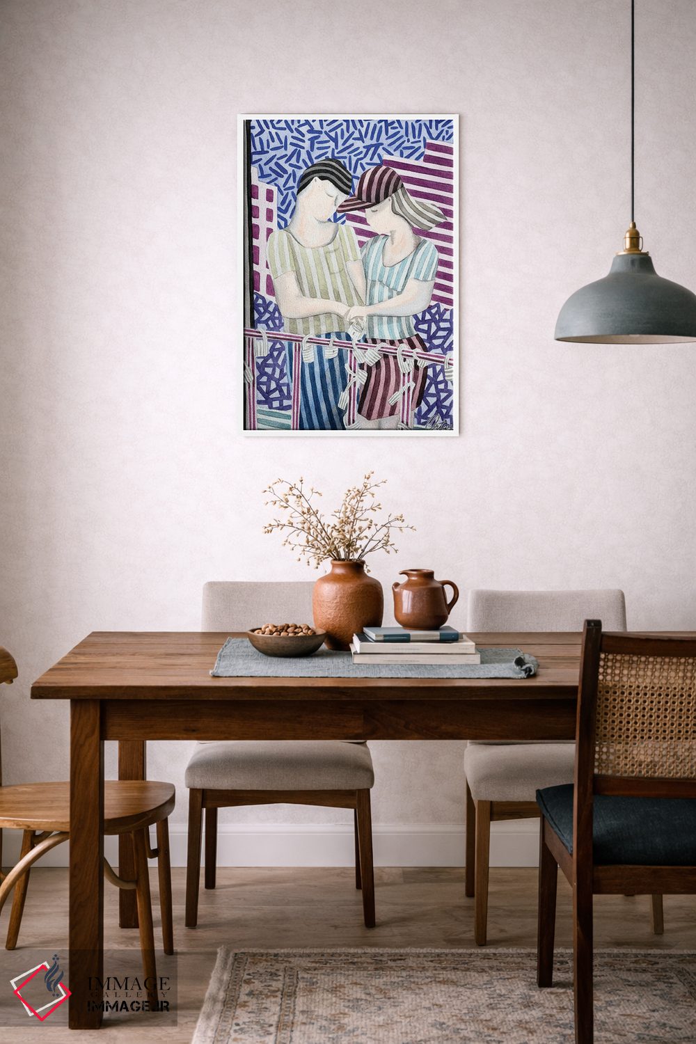 تابلو دکوراتیو قول ها اثر خاویر اورتاس - D5W