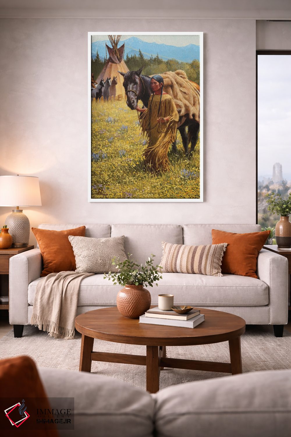 تابلو دکوراتیو تابستان آرام اثر جو ولاسکز - D1W