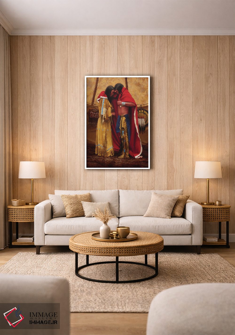 تابلو دکوراتیو دو تبدیل به یک می شوند اثر جو ولاسکز - D1W