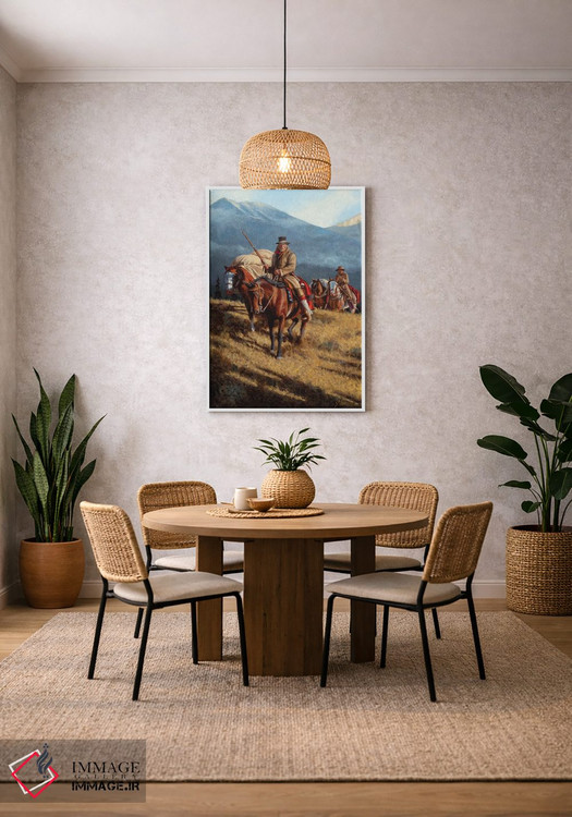 تابلو دکوراتیو به سوی اردوگاه زمستانی اثر جو ولاسکز - D1W