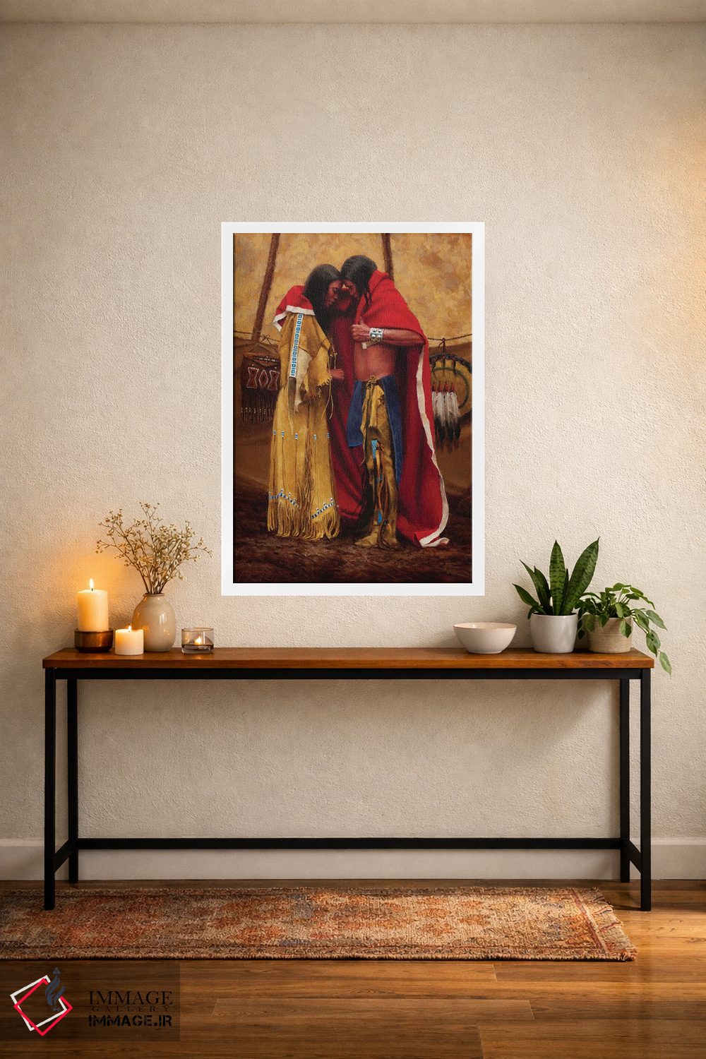 تابلو دکوراتیو دو تبدیل به یک می شوند اثر جو ولاسکز - D3W