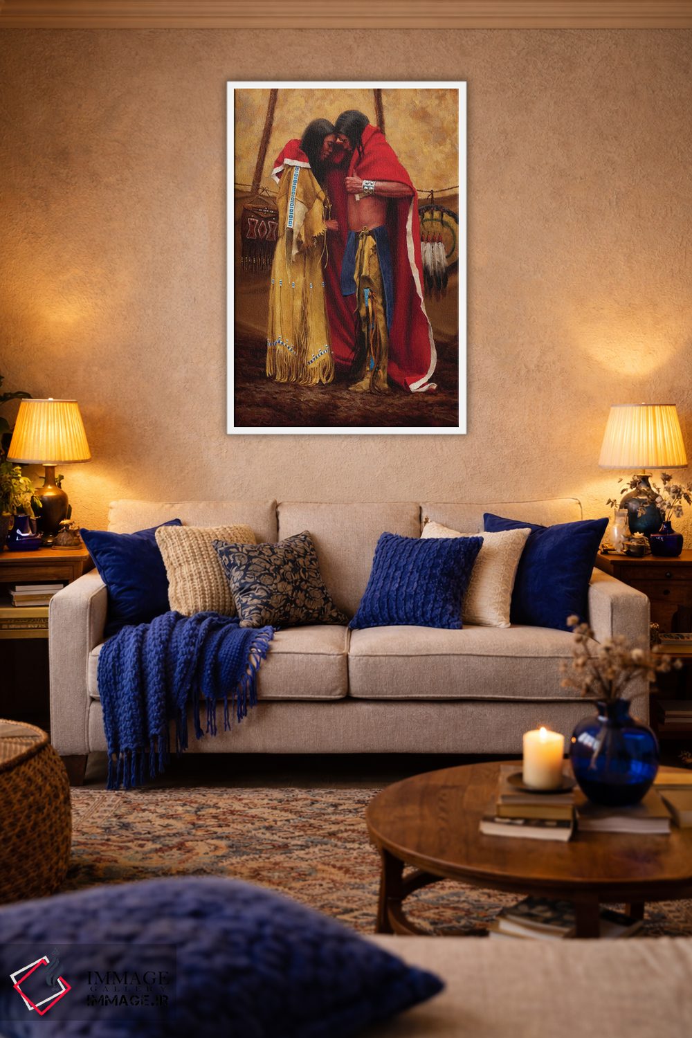 تابلو دکوراتیو دو تبدیل به یک می شوند اثر جو ولاسکز - D2W