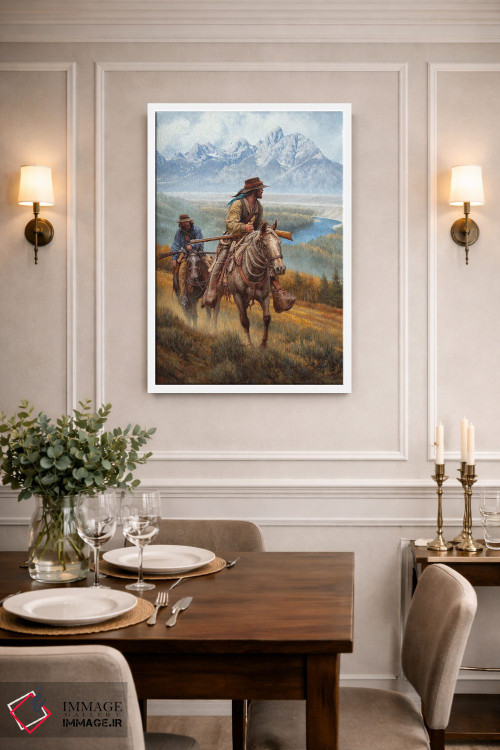 تابلو دکوراتیو فصل مردان کوهستان اثر جو ولاسکز - D1W