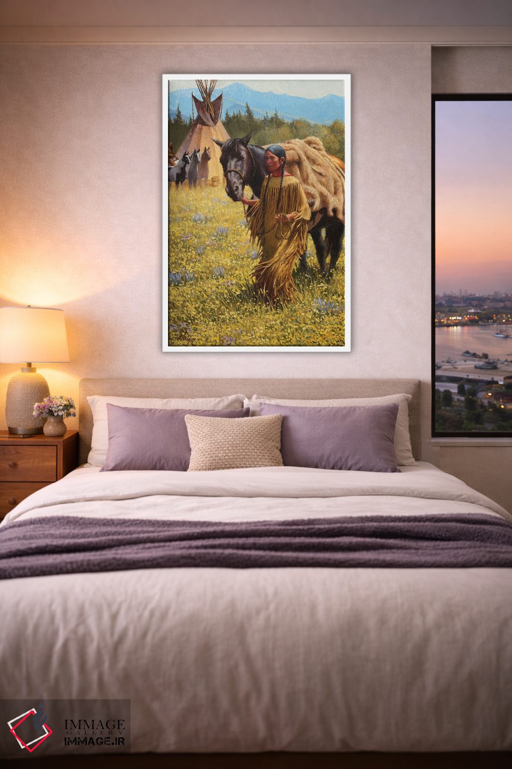 تابلو دکوراتیو تابستان آرام اثر جو ولاسکز - D4W